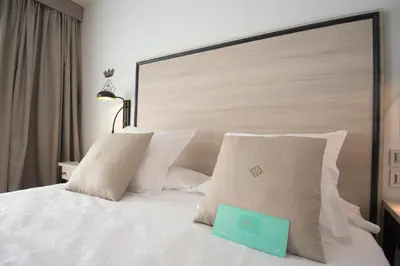 Cama o camas de una habitación en Parador de Lleida