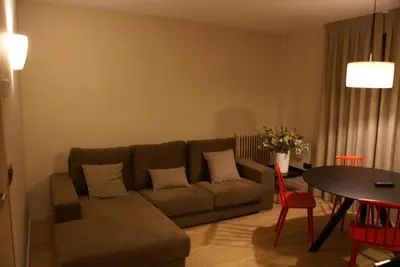 Zona de estar de Apartamentos Casa Roldan