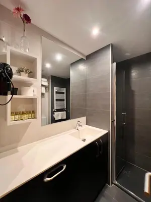 Un baño de Apartamentos Casa Roldan
