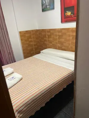 Cama o camas de una habitación en Pensión LF - No Fumadores - Sin Ascensor