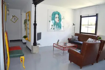 Zona de estar de Ohana Apartamento Rural