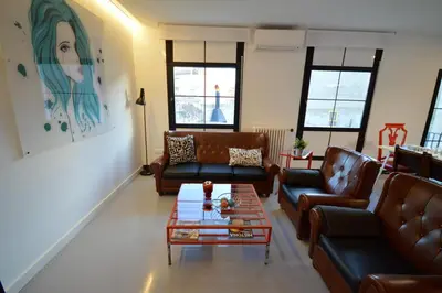 Zona de estar de Ohana Apartamento Rural