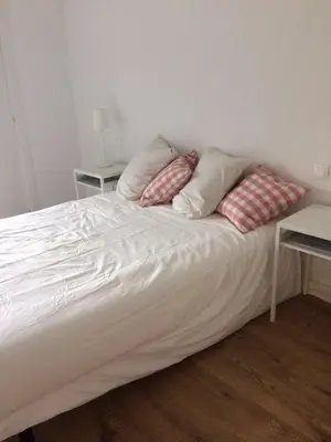 Cama o camas de una habitación en Ventana al Pirineo