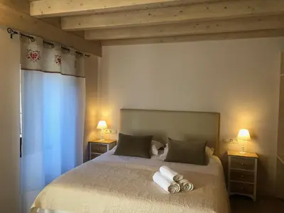 Cama o camas de una habitación en Casa Rey
