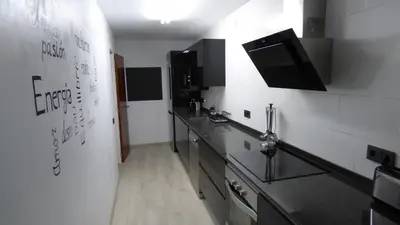Una cocina o zona de cocina en Parc Apartaments