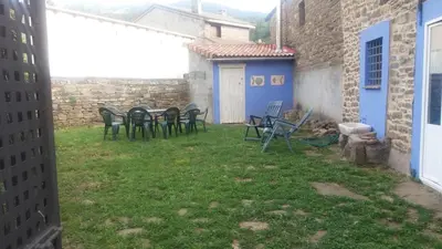 Jardín al aire libre en La Casa Azul