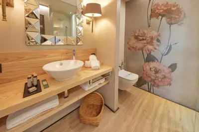 Un baño de Alojamientos Ainsa Sanchez