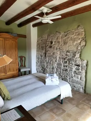 Cama o camas de una habitación en Casa Miret