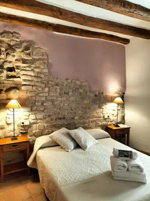 Cama o camas de una habitación en Casa Miret