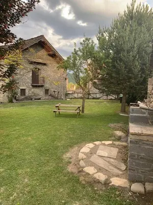 Jardín al aire libre en Casa Alejandra