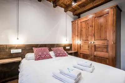 Cama o camas de una habitación en Parsan by SeaMount Rentals