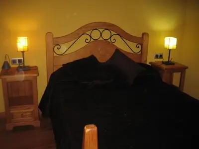 Cama o camas de una habitación en La Posada del Arba