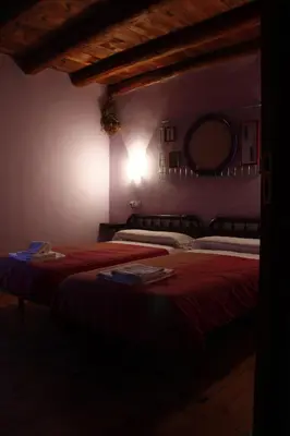 Cama o camas de una habitación en Casa Rural Araceli