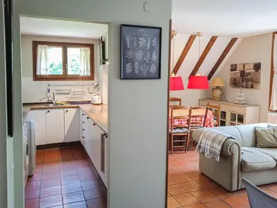Una cocina o zona de cocina en Apartamentos 3000 Escarrilla