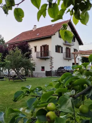 Jardín al aire libre en Apartamentos Goizeder