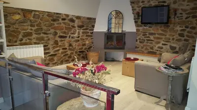 Zona de estar de El Encanto del Moncayo