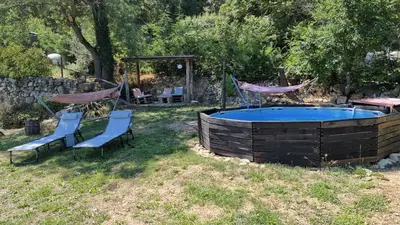 Jardín al aire libre en Lo Cel De Tolo