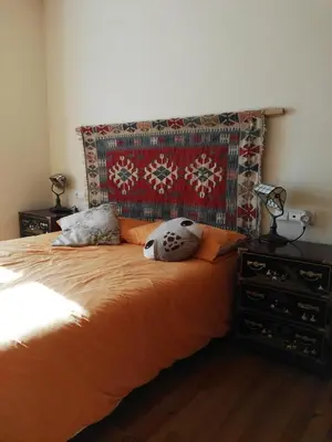 Cama o camas de una habitación en Soleado En Esterri
