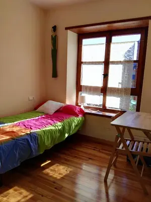 Cama o camas de una habitación en Soleado En Esterri