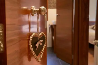 Cama o camas de una habitación en Hostau Era Claverola