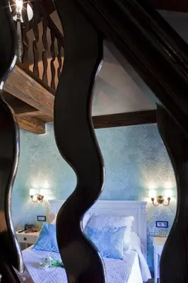 Cama o camas de una habitación en Hotel Boutique Real Posada De Liena con jacuzzi en 
