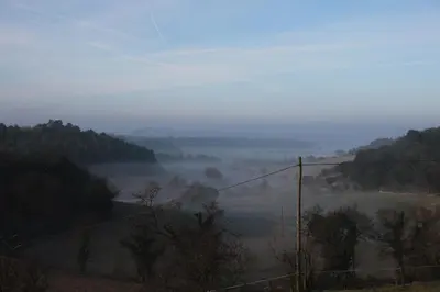 Paisaje cerca of this country house