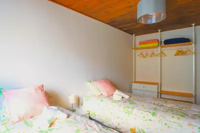 Cama o camas de una habitación en Ca' la Júlia Vall de Boi