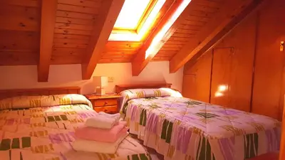 Cama o camas de una habitación en Casa Joan