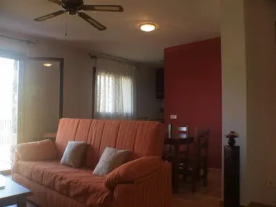 Zona de estar de Apartamentos Pirineos Ordesa