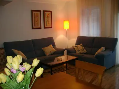 Zona de estar de Apartamentos Pirineos Ordesa