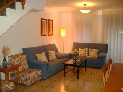 Zona de estar de Apartamentos Pirineos Ordesa