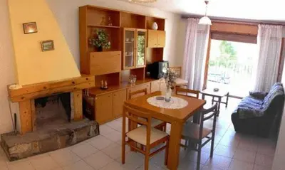Zona de estar de Apartaments El Tarter