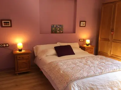Cama o camas de una habitación en Casa Rural Era de Ferro