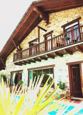 Un balcón o terraza de Chalet 