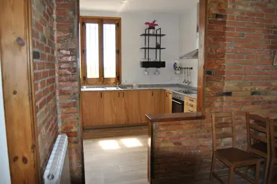 Una cocina o zona de cocina en Sol Blanc