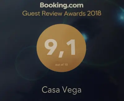 Certificado, premio, señal o documento que está expuesto en Casa Vega