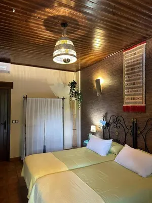 Cama o camas de una habitación en Rincon Del Cierzo