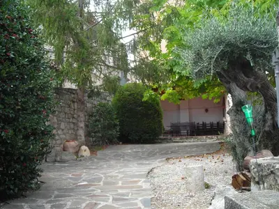 Jardín al aire libre en El celler de Cal Garriga