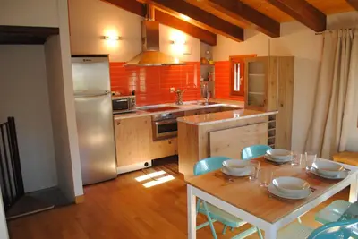 Una cocina o zona de cocina en Casa Los Ardos