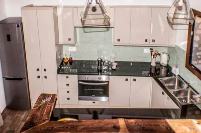 Una cocina o zona de cocina en Cal Pastisser de Taús