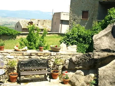 Jardín al aire libre en Casa del Infanzón