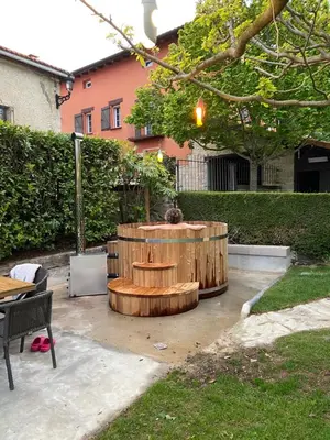 Jardín al aire libre en Mendiburu Rural Boutique