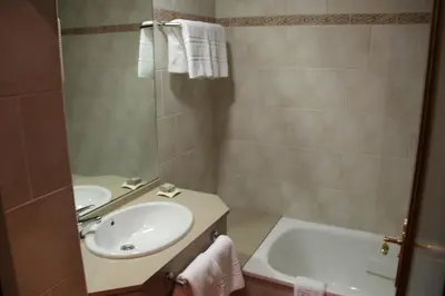 Un baño de Hotel Rantiner