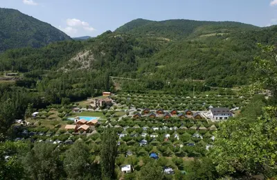Paisaje cerca de este camping
