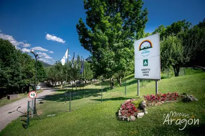Paisaje cerca de este camping
