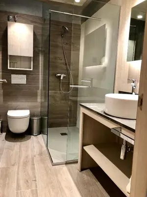 Un baño de Hostal Pey