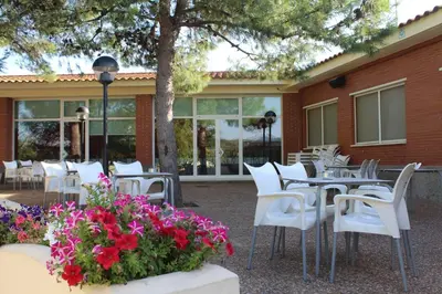 Edificio en el que se encuentra el camping