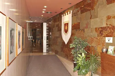 El vestíbulo o zona de recepción de Hotel Yerri