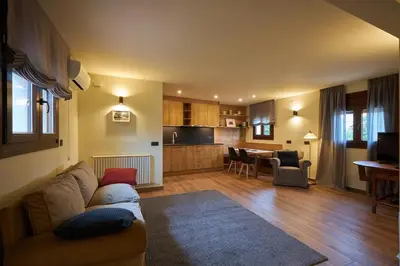 Zona de estar de Hotel-Hostal Sport