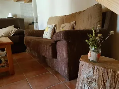 Zona de estar de Aisa Casa Simon